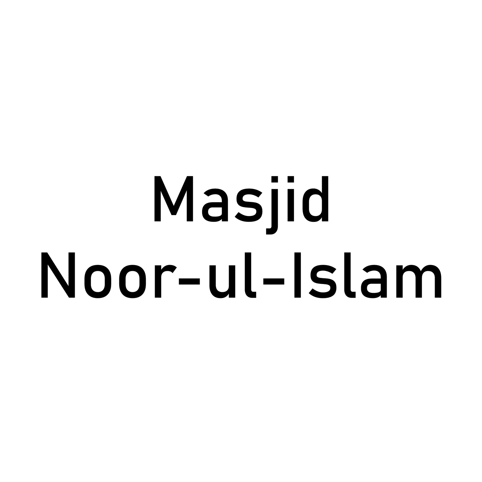 Masjid Noor-ul-Islam  Logo
